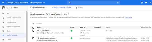Google Cloud Platform Service Accounts