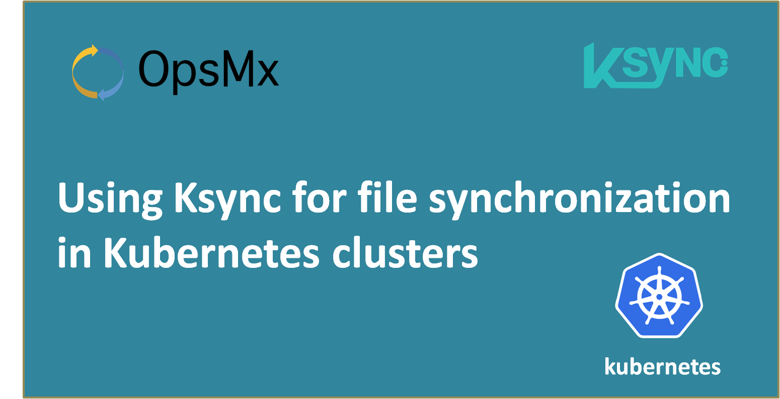 How to sync files across Kubernetes clusters using Ksync? diagram