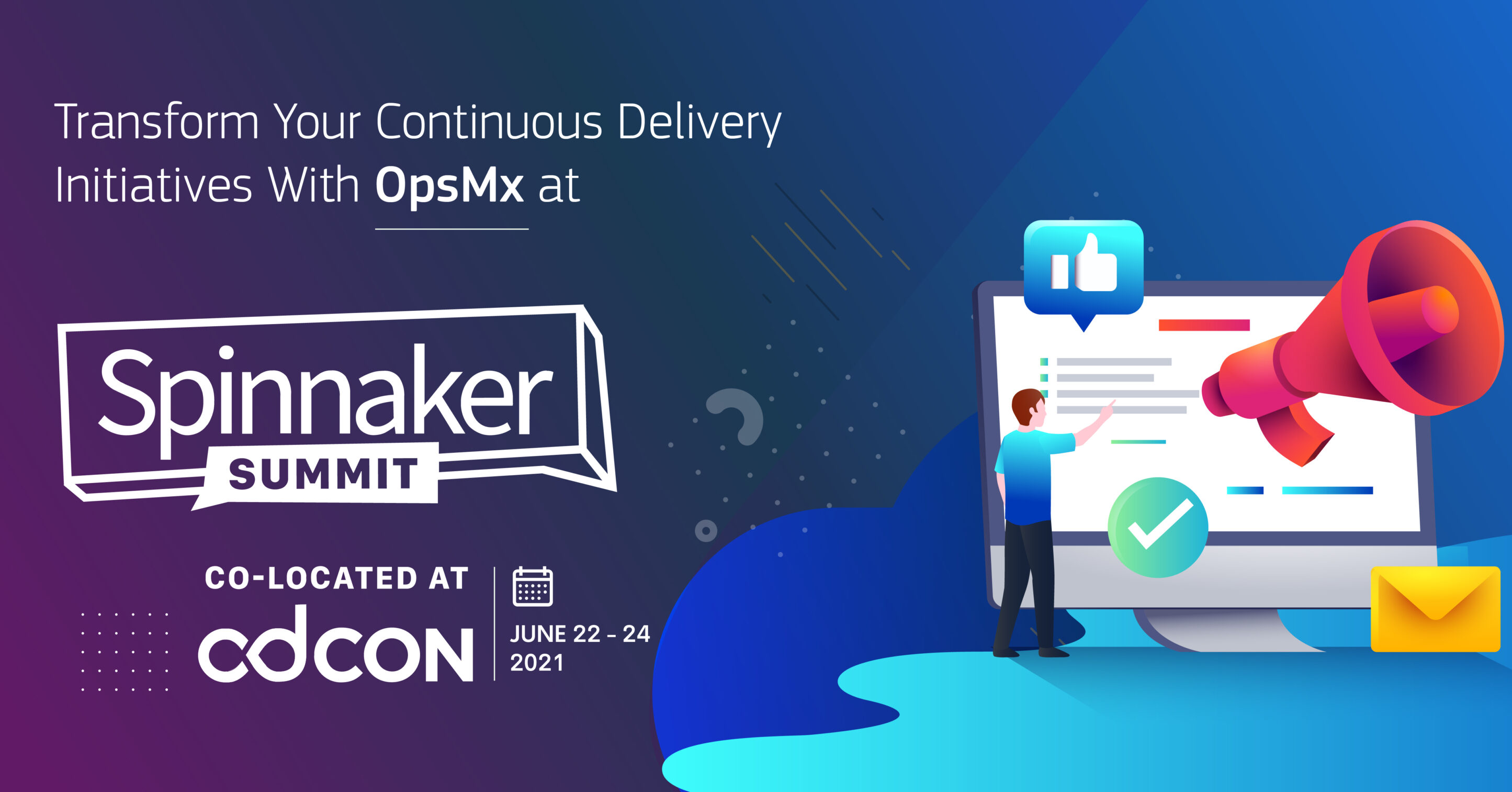 Join OpsMx at Spinnaker Summit and cdCon 2021 diagram