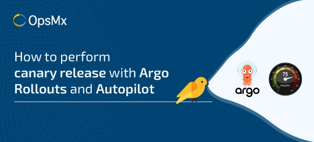 How to perform canary release with Argo Rollouts and Autopilot diagram