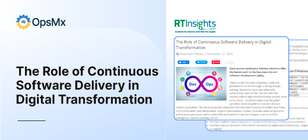 The Role of Continuous Software Delivery in Digital Transformation diagram