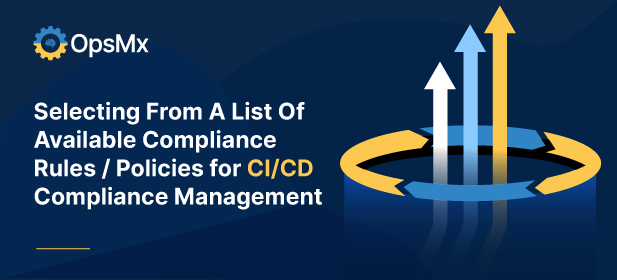 Selecting From A List Of Available Compliance Rules / Policies for CI/CD Compliance Management diagram